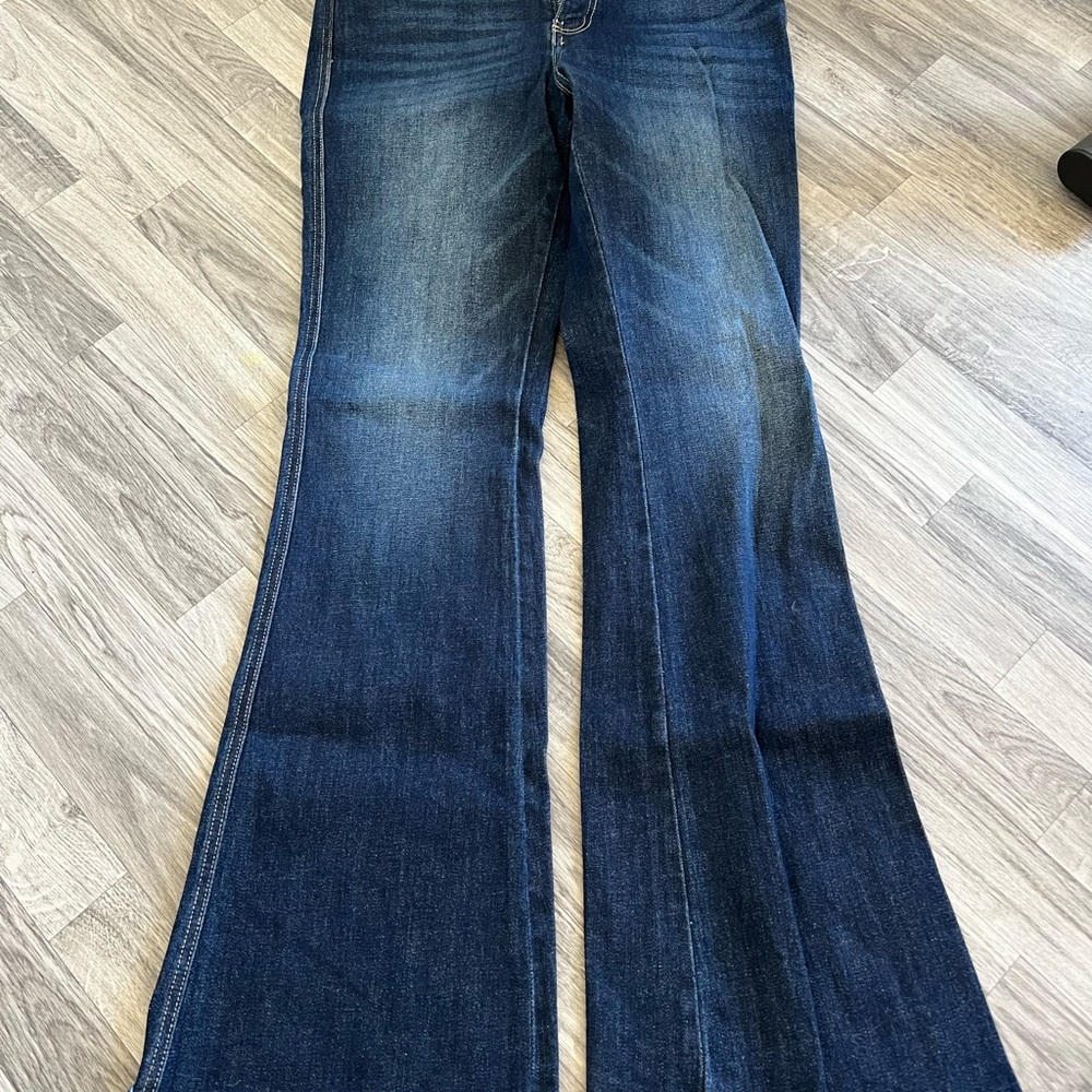 KanCan Blue Flare Wide Leg Jeans